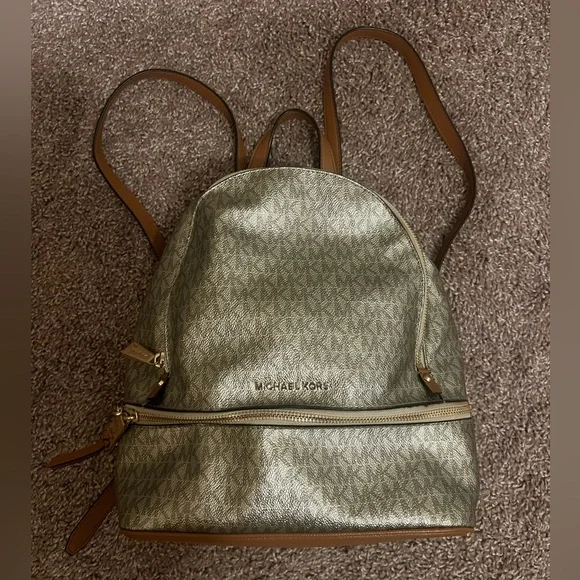Michael Kors | Bags | Michael Kors Metallic Gold And Brown 